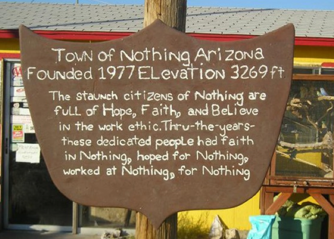 Nothing, Arizona